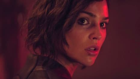 ASH: Check Out The Intense First Trailer For New Sci-Fi Horror Movie Starring Eiza Gonzalez & Aaron Paul