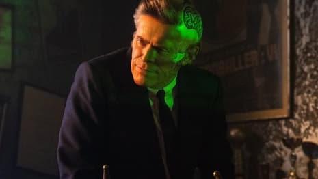 BEETLEJUICE BEETLEJUICE Still Gives Us A New Look At Willem Dafoe's Wolf Jackson