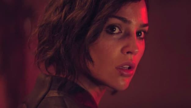 ASH: Check Out The Intense First Trailer For New Sci-Fi Horror Movie Starring Eiza Gonzalez & Aaron Paul