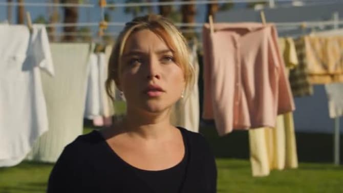 Florence Pugh Is Delighted By Harry Styles & Tormented By Chris Pine In DON'T WORRY DARLING Official Trailer