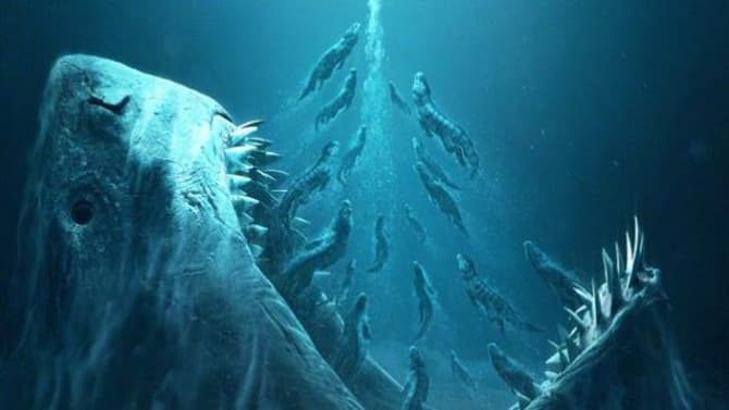 MEG 2: THE TRENCH International Posters Tease New Prehistoric Threats