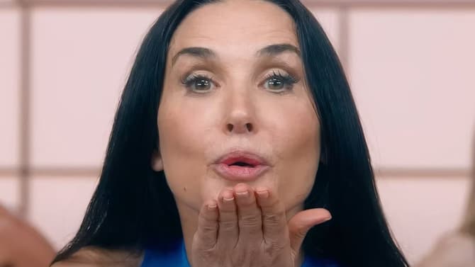 THE SUBSTANCE Star Demi Moore Shares Disturbing NSFW Behind-The-Scenes Photos