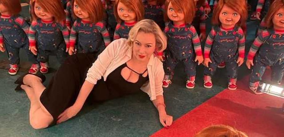 CHUCKY Star Jennifer Tilly Confirms Season 2 Return For Tiffany With New BTS Photo