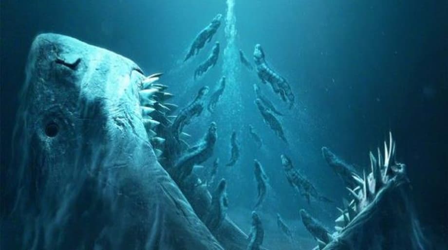 MEG 2: THE TRENCH International Posters Tease New Prehistoric Threats