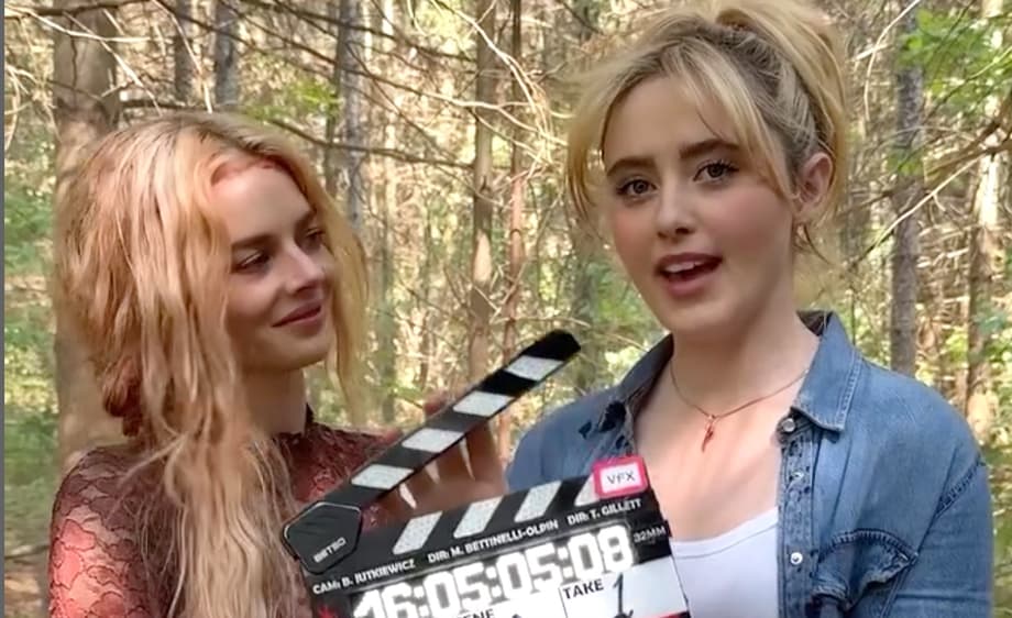 READY OR NOT 2: HERE I COME First Official Stills Find Samara Weaving & Kathryn Newton On The Run