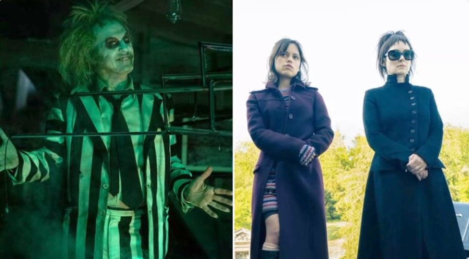 It's Showtime! Michael Keaton's Ghost With The Most Returns In First BEETLEJUICE BEETLEJUICE Stills