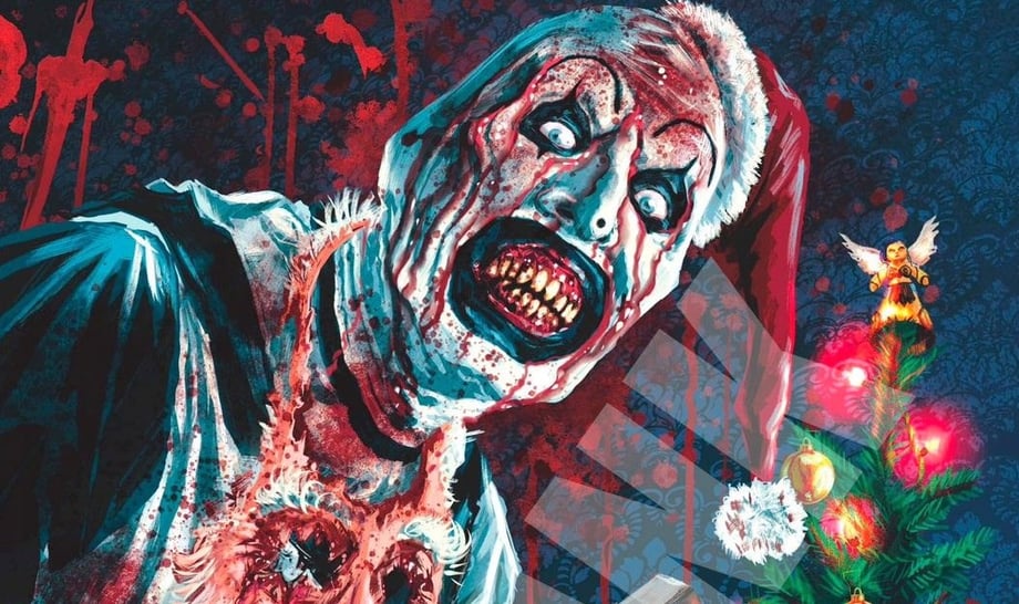 TERRIFIER 3 Director Explains Christmas Setting; Art The Clown Makes A Sinister Santa On Official Poster