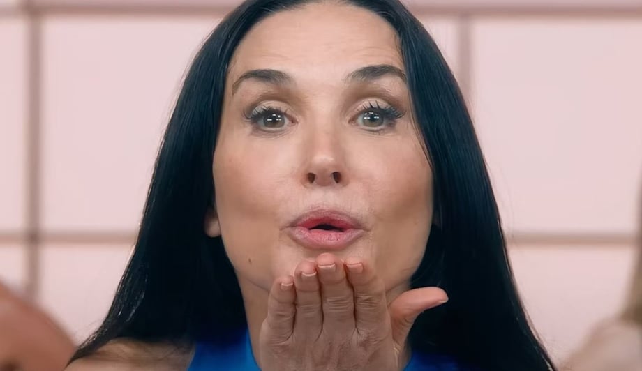 THE SUBSTANCE Star Demi Moore Shares Disturbing NSFW Behind-The-Scenes Photos